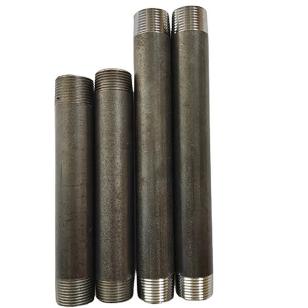 Carbon Steel Pipe Nipples Threaded Tube Coupling Private Label